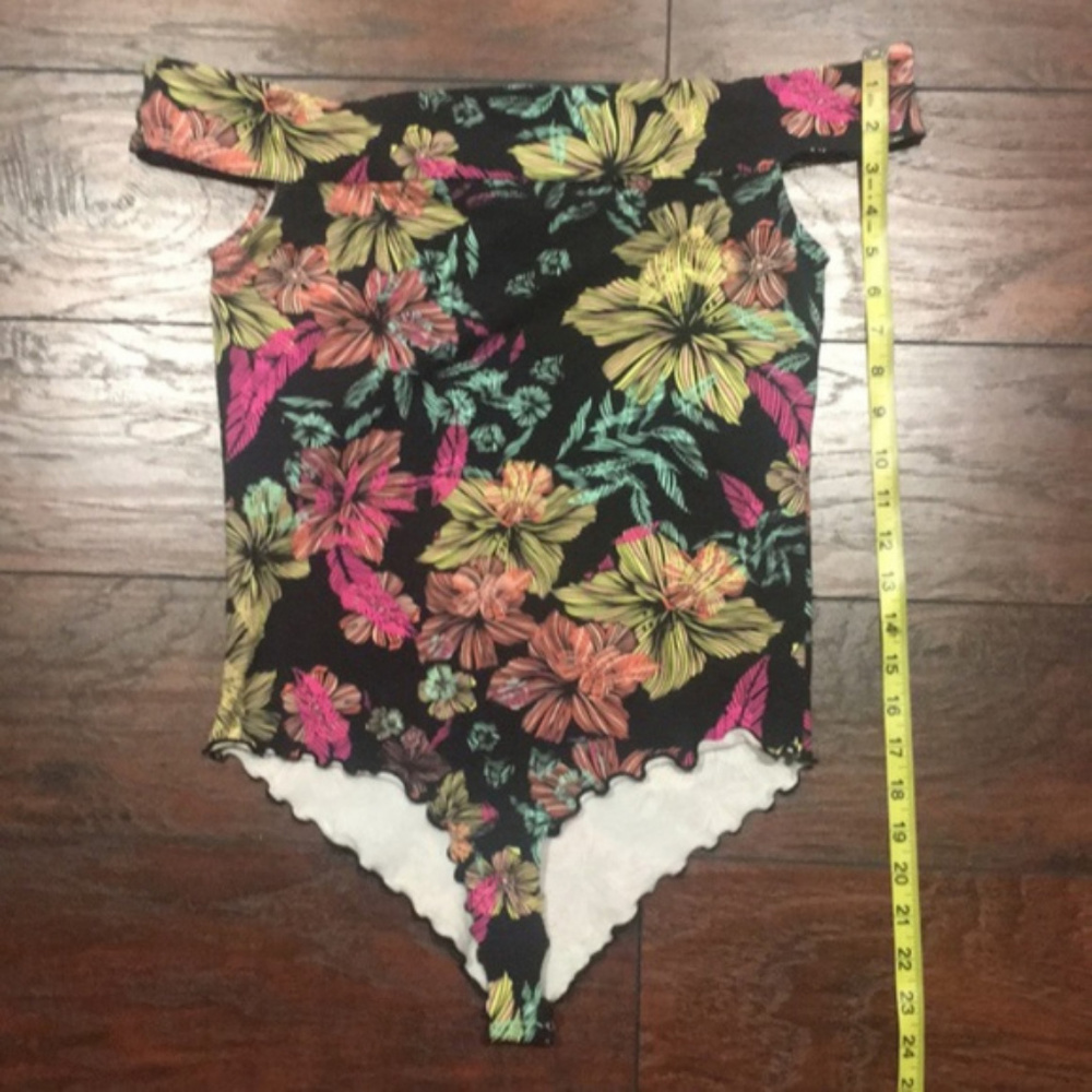 NWT FP Off Shoulder Bodysuit Edge top - Picture 7 of 8